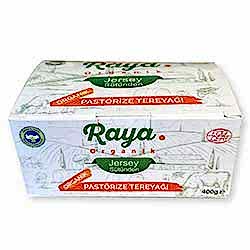 Raya Organik Tereyağı  Jersey A2 Süt  400g