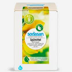 SODASAN Organik Elde Bulaşık Yıkama Sıvısı  Limonlu  5L