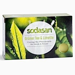 SODASAN Organik Sabun  Yeşil Çay & Misket Limonu  100g