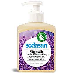 SODASAN Organik Sıvı Sabun  Lavanta-Zeytin özlü  300ml