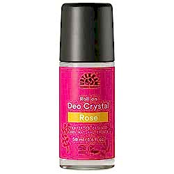 Urtekram Organik Kristal Deo Roll-on  Gül  50ml