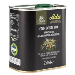 Yerlim Organik Sızma Zeytinyağı  Ada Ambrosia  250ml