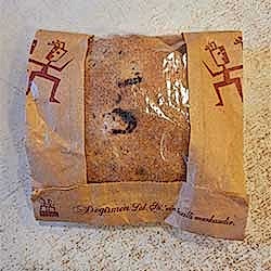 Yerlim Organik Ekşi Mayalı Tam Buğday Ekmek  Cevizli Üzümlü  140g