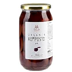 Yerlim Organik Erik Kompostosu 1000ml  Cam Kavanoz 