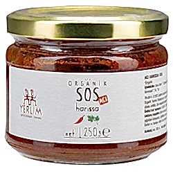 Yerlim Organik Harissa Sos  Acı  250g