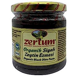 Zertum Organik Siyah Zeytin Ezmesi 180g