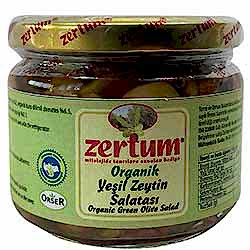 Zertum Organik Yeşil Zeytin Salatası 290g