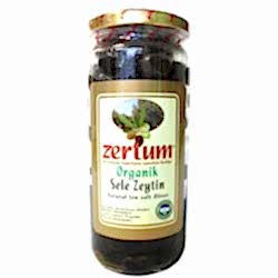 Zertum Organik Sele Siyah Zeytin 400g